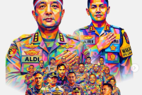 Kapolresta Bandung Kombes Aldi Subartono siapkan bantuan untuk didistribusikan bagi korban bencana longsor Cisarua, Rabu (28/1/2026). Foto: SC (WPAP) Instagram 