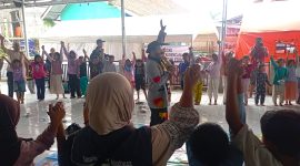 Anak-anak korban terdampak longsor Cisarua mengikuti trauma healing, Selasa (27/1/2026). Foto: Tim Liputan Kabar Pajajaran