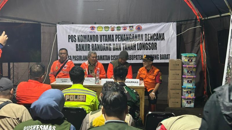 Operasi pencarian korban bencana tanah longsor di Desa Pasirlangu, Kecamatan Cisarua, Kabupaten Bandung Barat (KBB) memasuki hari keenam, Kamis (29/1/2026)