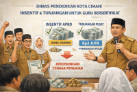 Dinas Pendidikan Kota Cimahi menyiapkan skema pemberian insentif tambahan dari APBD serta upaya mendorong tunjangan pemerintah pusat sebesar Rp2 juta bagi guru yang bersertifikat pendidik demi meningkatkan kualitas dan kesejahteraan tenaga pengajar di Kota Cimahi. Ilustrasi: Kabar Pajajaran