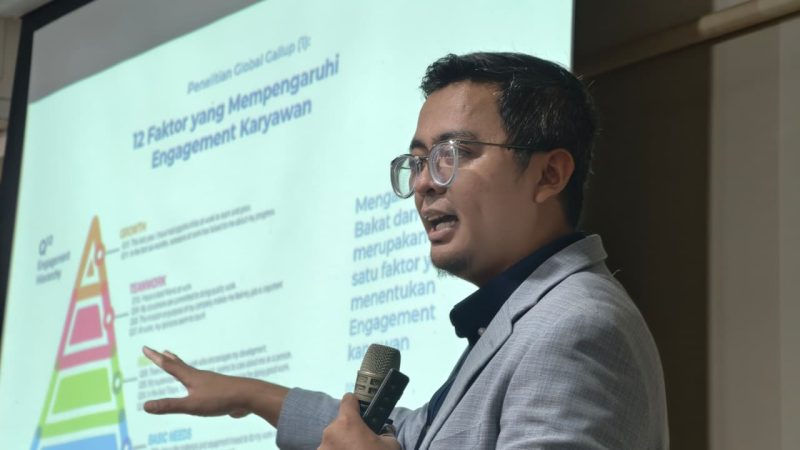 Jaka Arya Sakti, Praktisi Talents Mapping Organisasi, menekankan pentingnya pengenalan bakat sebagai dasar pengembangan individu dan organisasi. Foto: Istimewa