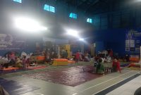 Kondisi terkini di tempat pengungsian warga terdampak longsor di Desa Pasirlangu, Kecamatan Cisarua, Kabupaten Bandung Barat. Foto: Istimewa.