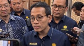Direktur Utama Lembaga Pengelola Dana Pendidikan (LPDP) Sudarto (Foto: ANTARA/Imamatul Silfia)