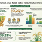 Infografik Data BPS Jawa Barat menampilkan peningkatan luas panen dan produksi padi, beras, serta jagung sepanjang 2025, termasuk perbandingan antar subround dan proyeksi potensi panen Januari–Maret 2026. Foto: Ilustrasi