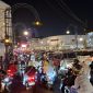 Kondisi Lalu Lintas Jalan Asia Afrika Yang dipadati oleh pengunjung dari luar kota (Foto Isitmewa)