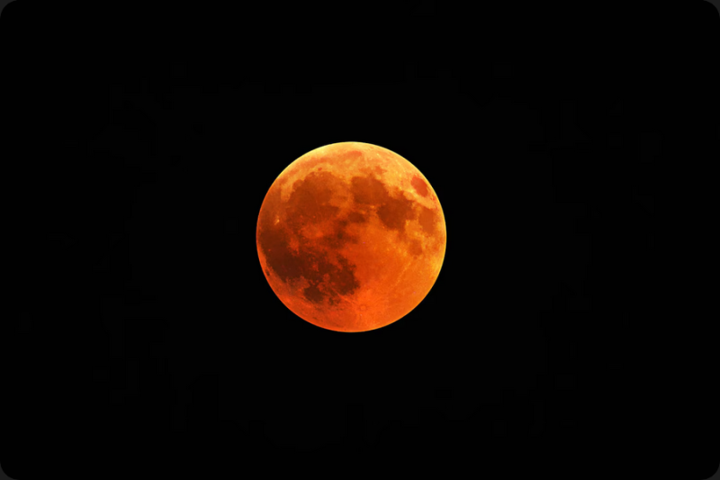 Ilustrasi Gerhana Bulan (Freepik)