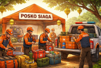 BPBD Jabar mendirikan 82 posko di jalur rawan bencana untuk mengantisipasi kondisi darurat selama arus mudik dan balik Lebaran 2026. Foto: Ilustrasi