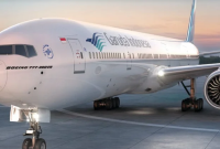 Ilustrasi Pesawat Garuda Indonesia 