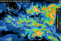 Citra Satelit hari ini 09/03/2026 (BMKG)