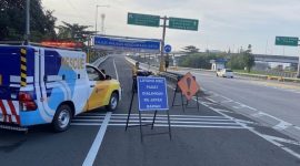 Arus Membludak, Akses Masuk MBZ ke Cikampek Dibatasi Secara Situasional,(Dok. PT Jasamarga Jalanlayang Cikampek (PT JJC))