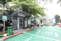 Ilustrasi Stasiun Pengisian Kendaraan Listrik Umum (SPKLU), (Foto PLN)