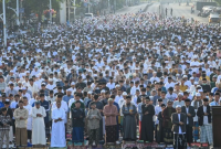 Foto Sholat Idul Fitri. (Istimewa/PWMU.CO)