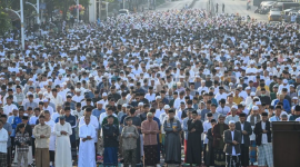 Foto Sholat Idul Fitri. (Istimewa/PWMU.CO)