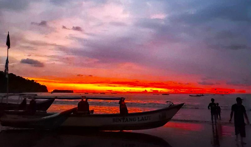 Sunset Pantai Pangandaran, Dok Istimewa