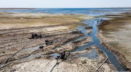 Sungai Eufrat Mulai Mengering. (Foto : DW SoftNews)