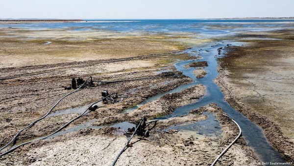 Sungai Eufrat Mulai Mengering. (Foto : DW SoftNews)
