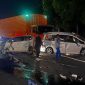 Kecelakaan lalu lintas secara beruntun melibatkan 10 kendaraan terjadi di KM 93 Ruas Tol Cipularang arah Jakarta pada Kamis, 5 Maret 2026 pukul 20.18 WIB. (Dok. Jasamarga)
