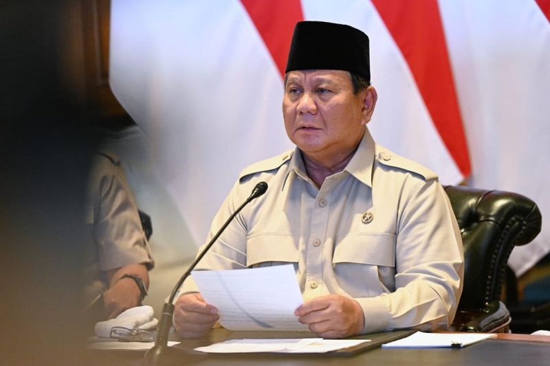 Presiden Prabowo (Dok. Biro Pers, Media, dan Informasi Sekretariat Presiden)

