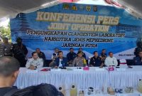 Foto: Sinergi Bea Cukai dan Badan Narkotika Nasional (BNN) ungkap laboratorium narkotika tersembunyi (clandestine lab) di Kabupaten Gianyar, Bali. (Dok. DJBC)
