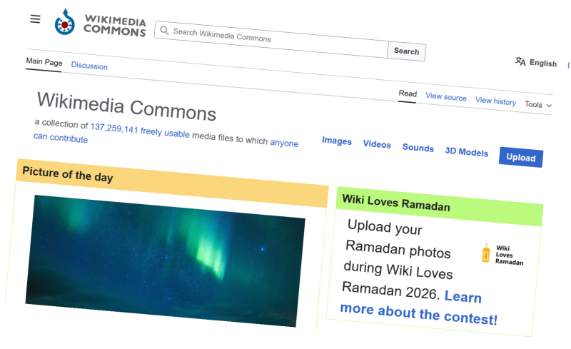 Situs web Wikimedia Commons yang sempat terblokir, kini sudah bisa diakses normal di Indonesia.(kabarpajajaran.com/Anton Libriawan)

