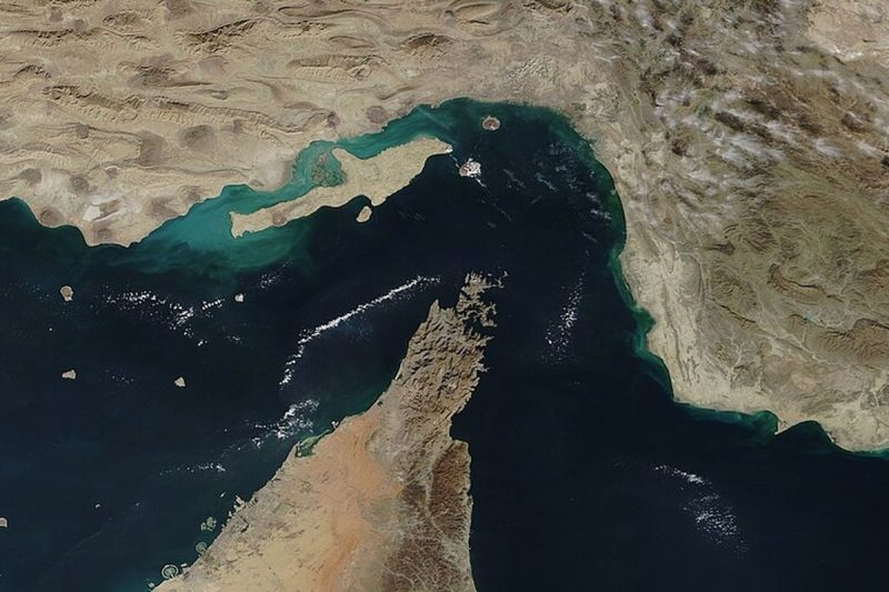 Ilustrasi Selat Hormuz.(Wikimedia Commons)