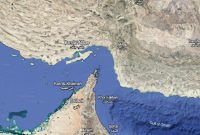 Ilustrasi Selat Hormuz (Dok Google Earth)