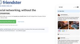 Aplikasi media sosial bernama Friendster kembali muncul di perangkat iPhone melalui App Store. Kehadiran aplikasi ini langsung menarik perhatian karena menggunakan nama yang identik dengan jejaring sosial populer pada era 2000-an. (Tangkapan Layar Friendster)