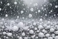 Ilustrasi Hujan Es (Chatgpt)