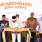 Gubernur Jawa Barat Dedi Mulyadi dalam Musyawarah Perencanaan Pemba­ngunan (MUSRENBANG) Provinsi Jawa Barat Tahun 2027 di Bale Gede Pakuan, Kota Bandung Rabu (15/4/­2026). (Foto Istimewa)