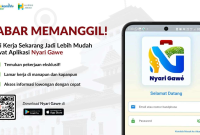 Tangkapan Layar Aplikasi Nyari Gawe (Kabar Pajajaran.com/Chq)