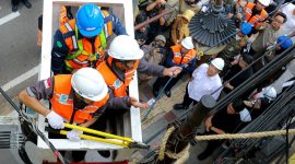 Upaya Pemerintah Kota Bandung untuk menata jaringan kabel udara yang semrawut di ruang publik kini memasuki babak baru. (Foto Diskominfo Kota Bandung)
