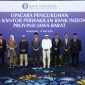 Gubernur Jawa Barat Dedi Mulyadi menghadiri pengukuhan Kepala Perwakilan Bank Indonesia Provinsi Jawa Barat di Kota Bandung, Senin (11/5/2026). Pemprov Jabar memperkuat kolaborasi untuk mendorong pemerataan ekonomi dan pembangunan berbasis ekologi. Foto: Humas Jabar