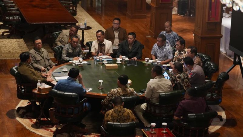 Prabowo Rapat di Hambalang, Bahas Pertahanan dan Keamanan