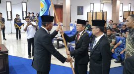 Wakil Bupati Majalengka, Dena Muhamad Ramdhan menghadiri pengukuhan Rektor Universitas Majalengka (Unma) periode 2026–2030 di Auditorium Unma, Senin (11/5/2026). (Foto Istimewa)