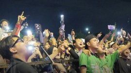 Tingginya antusiasme masyarakat terlihat dari padatnya area acara sejak sore hari. Panitia bahkan mencatat jumlah pengunjung mencapai sekitar 15 ribu orang selama festival berlangsung. (Foto Istimewa)