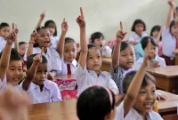 Ilsutrasi Anak Sekolah