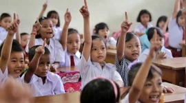 Ilsutrasi Anak Sekolah