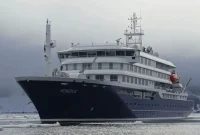 Kapal pesiar mewah MV Hondius yang berangkat dari Argentina. (Foto: Dokumentasi Antartica Cruises)