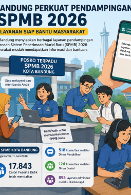 Pemkot Bandung Buka 7 Kanal Pendampingan SPMB 2026, Ribuan Warga Sudah Gunakan Layanan