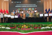 Wakil Gubernur Jawa Barat Erwan Setiawan menghadiri peluncuran Program E-Learning ASN Berintegritas yang KPK gagas di Kantor Lembaga Administrasi Negara (LAN), Jakarta Pusat, Rabu (17/6/2026). (Foto: Humas Jabar)