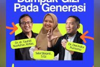 Siniar Kepikiran yang diselenggarakan oleh PoV Media mengangkat tema Dampak Gizi pada Generasi. Foto: PoV Media