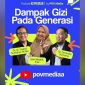 Siniar Kepikiran yang diselenggarakan oleh PoV Media mengangkat tema Dampak Gizi pada Generasi. Foto: PoV Media