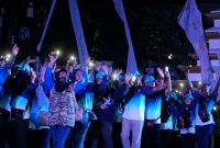 Wakil Gubernur Jawa Barat Erwan Setiawan membuka PORSENITAS XIII dan Pameran Produk Unggulan Daerah KUNCI BERSAMA Tahun 2026 pada rangkaian Welcome Dinner dan Opening Ceremony di Balai Kota Cirebon, Selasa (23/6/2026). (Foto: Humas Jabar)
