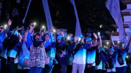 Wakil Gubernur Jawa Barat Erwan Setiawan membuka PORSENITAS XIII dan Pameran Produk Unggulan Daerah KUNCI BERSAMA Tahun 2026 pada rangkaian Welcome Dinner dan Opening Ceremony di Balai Kota Cirebon, Selasa (23/6/2026). (Foto: Humas Jabar)