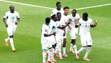 Pemain Senegal merayakan kemenangan 5-0 atas Irak pada laga terakhir Grup I Piala Dunia FIFA 2026 di Toronto Stadium. Hasil tersebut menjaga peluang Singa Teranga lolos ke babak 32 besar. (Foto: FIFA)