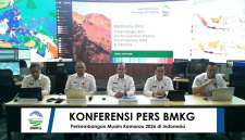 Konferensi Pers BMKG terkait perkembangan musim kemarau 2026 (Foto: dok. tangkapan layar YouTube BMKG)