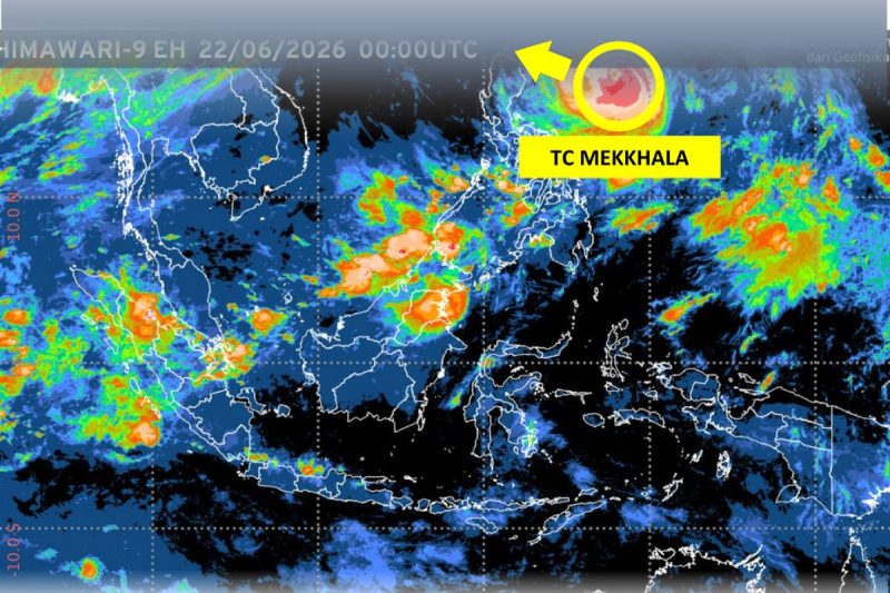 BMKG Ungkap 4 Wilayah Indonesia yang Berpotensi Terdampak Siklon Tropis Mekhala, Ini Daftarnya (BMKG)