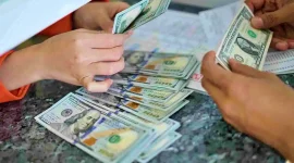 Nilai tukar dolar Amerika Serikat (AS)
