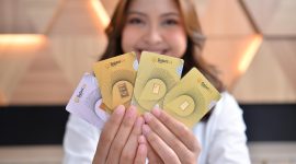Harga emas di Pegadaian pada Kamis (4/6/2026) masih bergerak stabil. Seluruh produk logam mulia, mulai dari Galeri 24, Antam hingga UBS, mempertahankan harga yang sama seperti perdagangan sehari sebelumnya. (Pegadaian)
