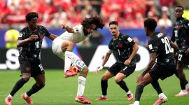 Maroko memastikan langkah ke babak perempat final Piala Dunia 2026 setelah menaklukkan Kanada dengan skor meyakinkan 3-0 pada laga babak 16 besar. (Foto: FIFA)